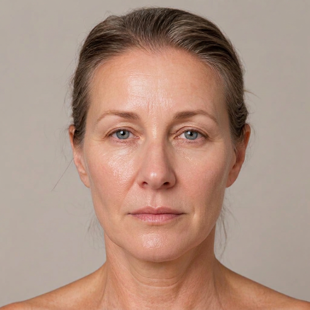 After 8 weeks of NAD+ EGF Firming Serum — visibly smoother, firmer and more even skin