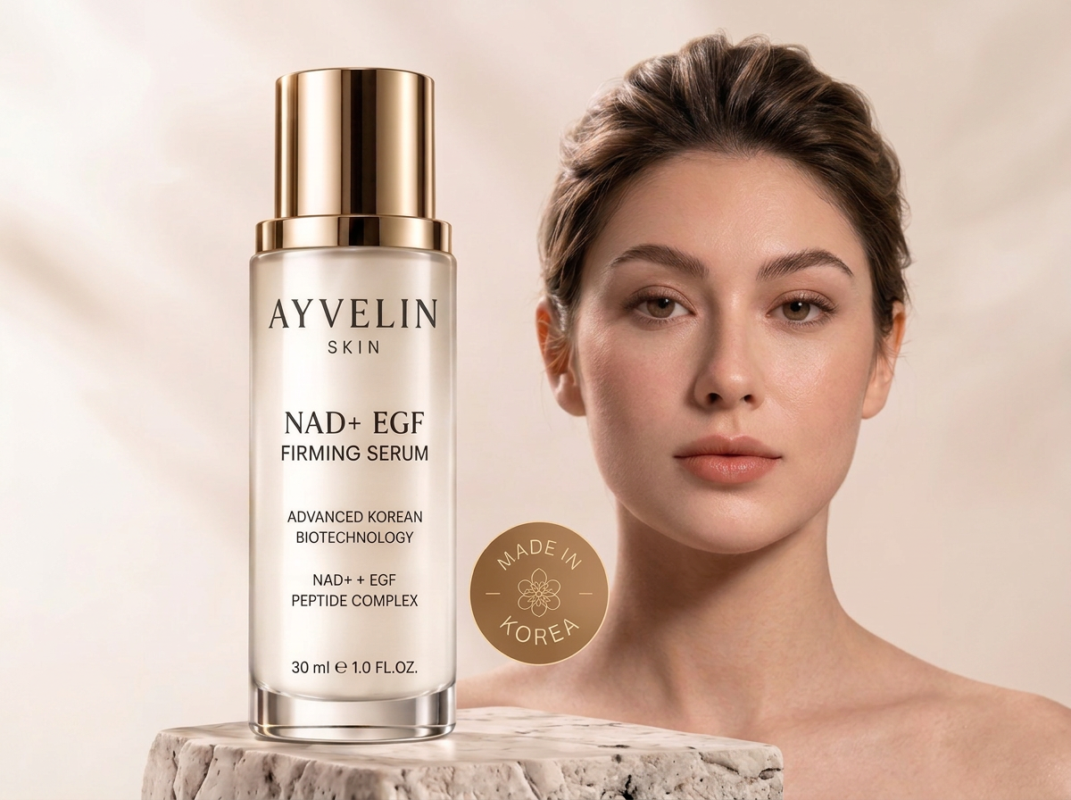 AYVELIN NAD+ EGF Firming Serum — One bottle replaces three or four products